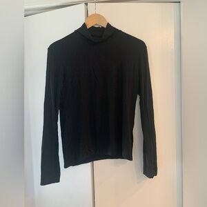 Stradivarius Black Long Sleeve Top